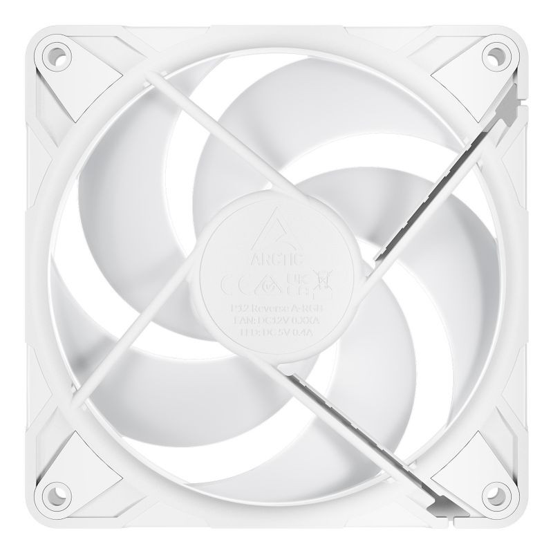 ARCTIC 120x120x25mm P12 Pro Reverse A-RGB (White) 3Pack