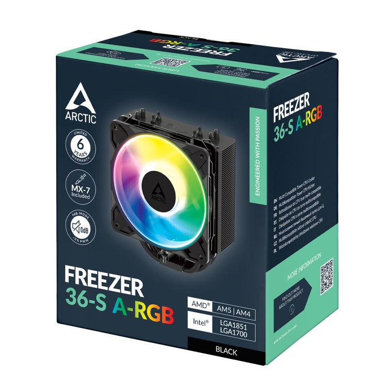 ARCTIC Freezer 36-S A-RGB (Black)