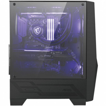 MSI Midi MAG Forge 100M (B/Tempered Glas/RGB Fan)