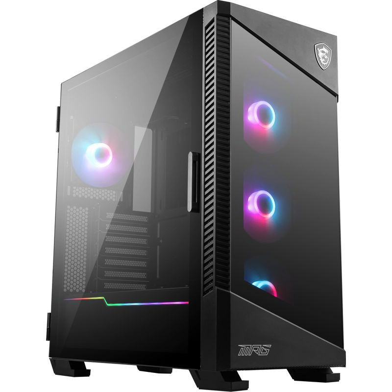 MSI Midi MPG VELOX 100R (B/Tempered Glas/System Fan)
