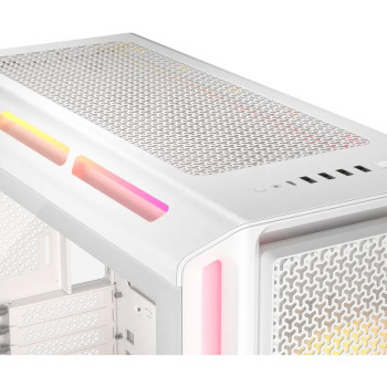 CORSAIR Midi 5000T LX RGB (Tempered Glass) White