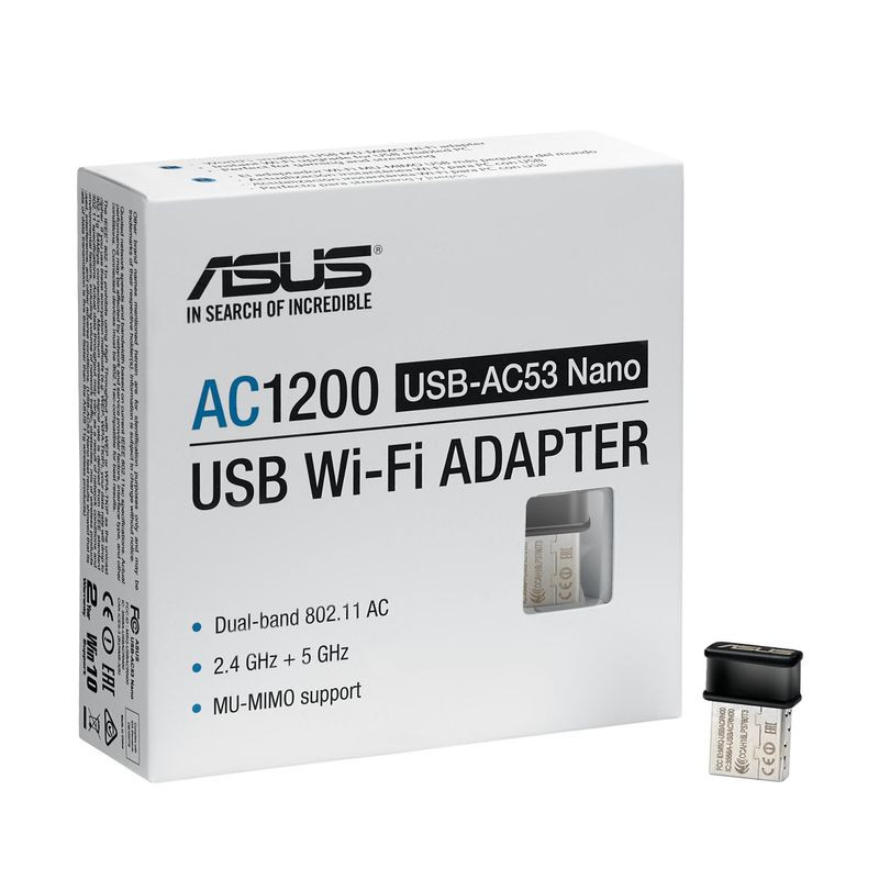 ASUS WL-AC53 Nano AC1200 Dual-Band WiFi