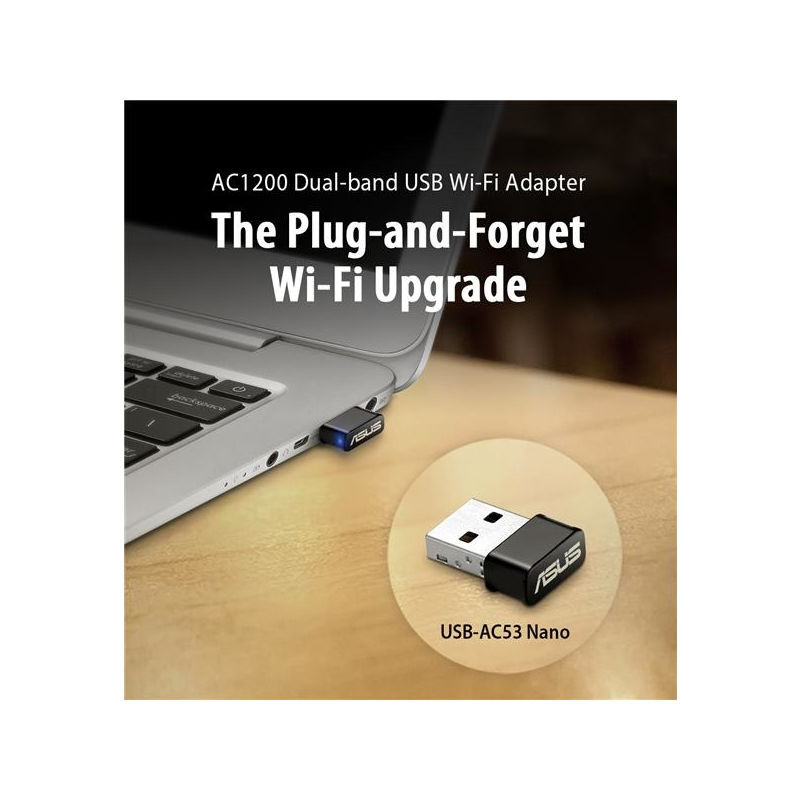 ASUS WL-AC53 Nano AC1200 Dual-Band WiFi