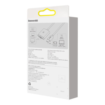 Baseus Lite Series Plug HDMI to VGA Adapter Black
