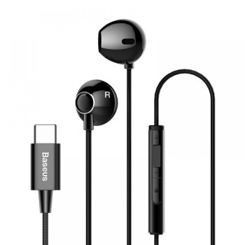 Baseus Encok C16 Type-C Earphones Black