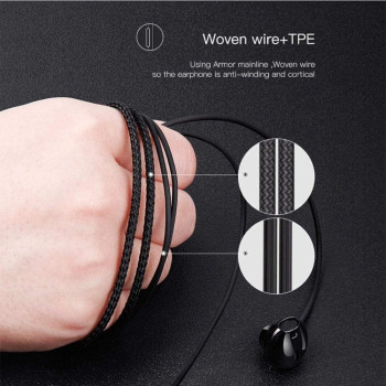 Baseus Encok C16 Type-C Earphones Black