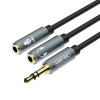 Unitek 3.5mm AUX to Stereo Audio Cable 0.2m