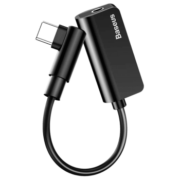 Baseus Type-C Male to 3.5mm Female Adapter with Type-C Female